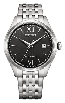 Citizen Mechanical Automatic Black Dial Mens Watch NJ0240-55E