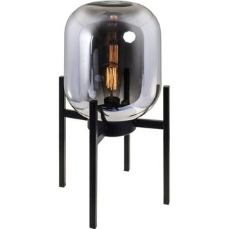 Fabrilamp Fabrilamp Sobremesa Murilo 1xe27 Negrocristal Metalizado 50x28x28
