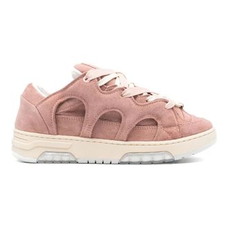 Santha Santha, Schoenen, Heren, Roze, 38 EU, Leer, Sneakers Model 1