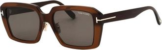 Tom Ford Default Titel - Heren - Zonnebrillen - Bruin - ONE Size - Accessoires