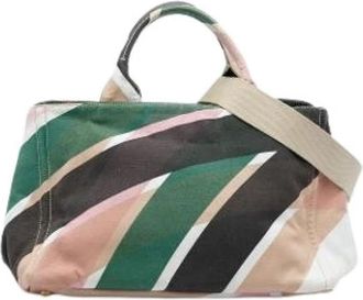 Prada Pre-owned Vintage Satchel - Dames - Vintage Shopper - Veelkleurig - ONE Size - Vintage