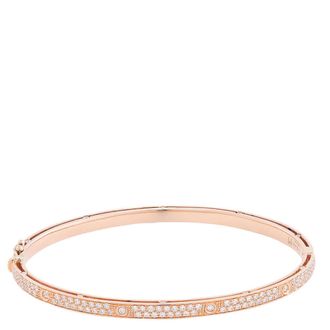 Damiani D.Side Ladies Pink Gold And Diamonds Bracelet, Size M