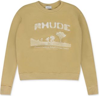 Rhude Yellow Box Crewneck Sweater