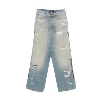 Amiri Jeans, Heren, Blauw, W31, Denim, Dribl Jeans