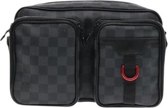 Louis Vuitton Pre-owned Utility business tas - Heren - Vintage Schoudertas - Grijs - ONE Size - Vintage