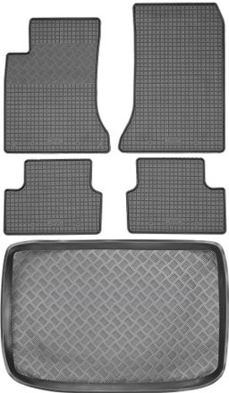 OEM Juego De Alfombrillas De Goma Para Coche Y Maletero Para Mercedes Clase A W176 Hatchback (2012)