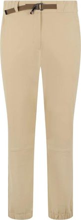 Moncler Rechte Broek met Contrasterende Riem - Dames - Slim Fit Broeken - Beige - S - Broeken