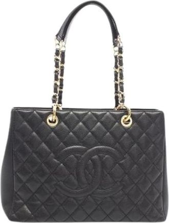 Chanel Pre-owned Tote Bag - Dames - Vintage Shopper - Zwart - ONE Size - Vintage
