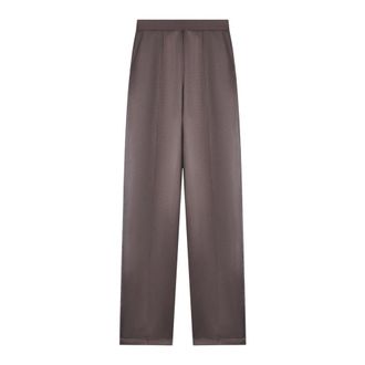 Emporio Armani Wide Trousers - female - Emporio Armani - Wide Trousers - Brown - L - Trousers