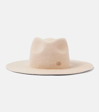 Ruslan Baginskiy Embellished shearling fedora