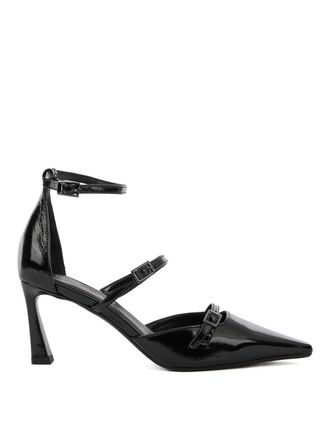 Chantal Black patent pumps