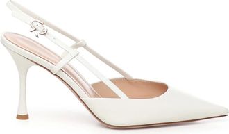 Gianvito Rossi Ascent Slingback - female - Gianvito Rossi - Pumps - White - 5 1/2 UK - Shoes