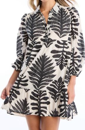 Allison New York Zia Dress In Black Palm