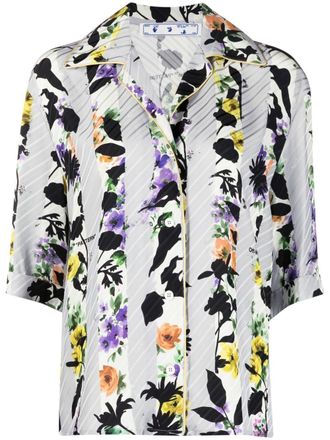 Off-white Camicia a righe - Grigio