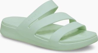 Crocs Womens Crocs Getaway Strappy EVA Womens Mint Tint Sandals - Green - Size: UK 8 / eu 41/42 / us w10