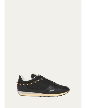 Valentino Garavani Mens Stud Up Low-Top Sneakers