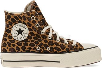Converse Chuck Taylor All Star Lift leopard-print sneakers - Brown