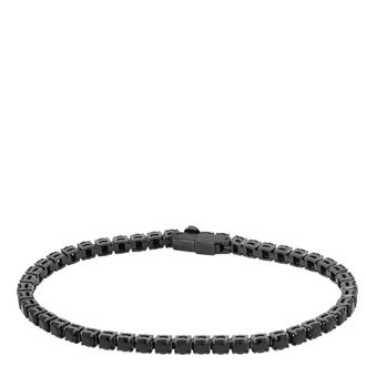 Swarovski Matrix Ruthenium Plated Tennis Bracelet, Size XL