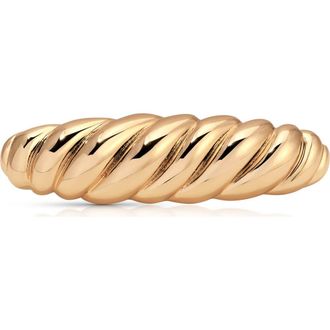 Ettika Twisted Oblong Hair Barrette in Gold at Nordstrom