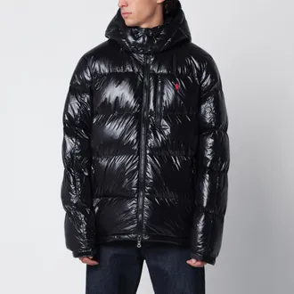 Polo Ralph Lauren Piumino Gorham nero lucido in nylon
