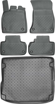 OEM Juego De Alfombrillas Para Coche Y Maletero Para Audi Q5 Ii Suv Del 2017
