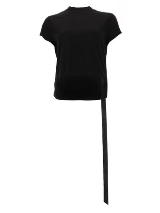 Rick Owens Cropped Small Level T Cotton T-Shirt