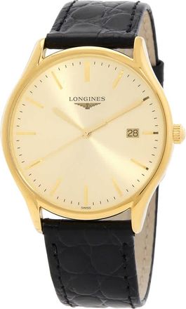 Longines Lyre Quartz Champagne Dial Mens Watch L4.859.2.32.2