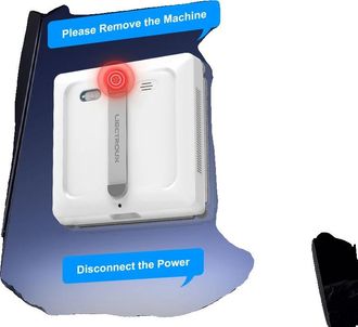 OEM Aspiradora Para Ventanas, Potencia De Succi&oacute;n De 9000 Pa, Navegaci&oacute;n Inteligente, Color Blanco