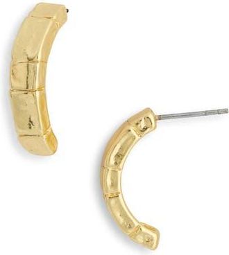 Karine Sultan Brick Half Hoop Earrings in Gold at Nordstrom Rack