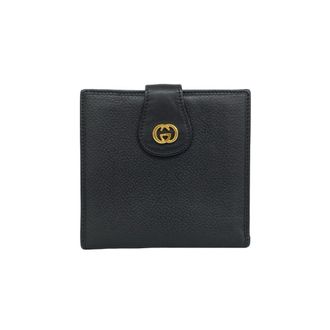 Gucci Black Leather Wallet (Bi-Fold) (Pre-Owned)