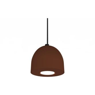 Lumicom CAMPANELLA Sospensione, 1X GU10, max 33W, metallo, corten, D.12cm