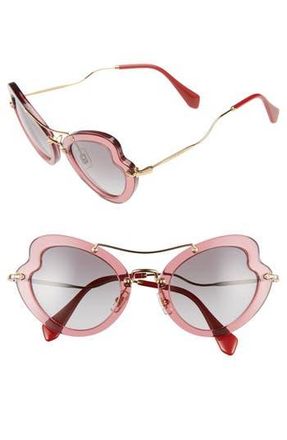 Miu Miu 52mm Sunglasses in Bordeaux at Nordstrom Rack