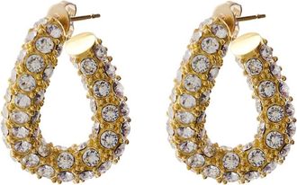 Isabel Marant Womens Hoop Earrings Metal Gold-Tone Jewelry-Watches