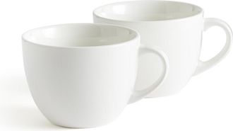 La Redoute Interieurs Set van 2 porseleinen kommen met handvat, Ginny