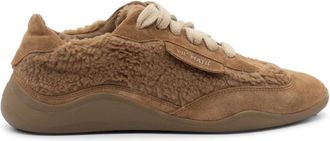 Vic Mati&eacute; G32 Ondina - Siena bruine pluche veterschoen - Dames - Sneakers - Bruin - 36 EU - Katoen - Schoenen