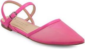 Journee Collection Martine SuperNatural Shades Slingback Flat in Hot Pink Mesh at Nordstrom Rack, Size 6.5