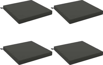 vidaXL Cojines De Asiento De 4 Piezas Soest 4 Uds. 100% Poli&eacute;ster Vidaxl
