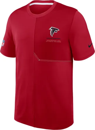 Nike Atlanta Falcons Sideline Coach Nike Mens Dri-FIT NFL Top in Red | 03B219MR96-B8B