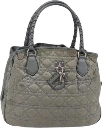 Dior Pre-owned Nylon Handtas - Dames - Vintage Handtas - Grijs - ONE Size - Nylon - Vintage
