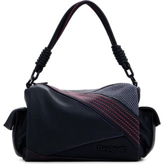 Desigual Faux Leather Handbag in Black Multi at Nordstrom