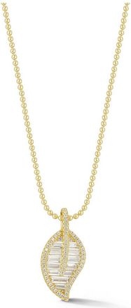 Glaze Jewelry 14K Over Silver Cz Necklace