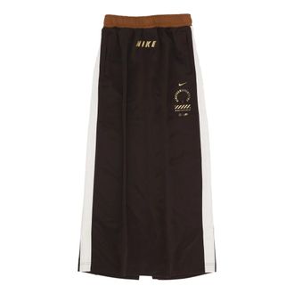 Nike Maxi Skirts, female, Brown, M, Breathable Jersey Long Skirt in Brown