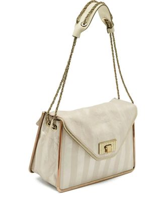 Chloé Sally striped shoulder bag - Grey