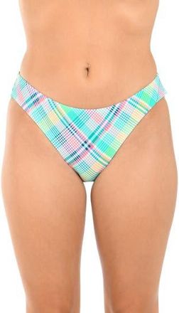 Citrus Schools Hipster Bikini Bottoms in Blue/Green Multi at Nordstrom Rack, Size Medium