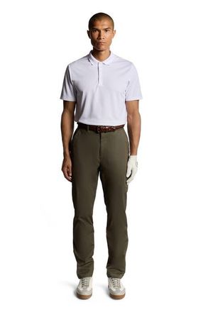 Lyle & Scott Course Stretch Chino Pants in Cactus Green at Nordstrom, Size 30