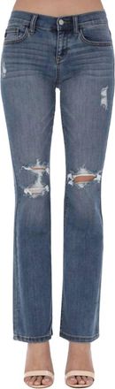 Judy Blue Boot Cut Destructed Jean - Plus Size In Denim