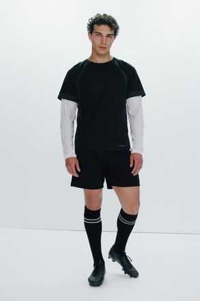 H&M Football Shorts With Drymove in Black at Nordstrom, Size X-Large