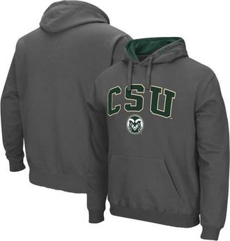 Colosseum Mens Colosseum Charcoal Colorado State Rams Arch and Logo Pullover Hoodie at Nordstrom, Size Small