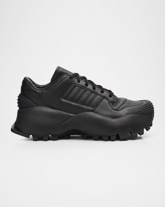 Yohji Yamamoto Chavarria Forum Leather Chunky Sneakers