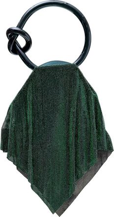 Benedetta Bruzziches Little Casper Bag - Dames - Handtassen - Groen - ONE Size - Satijn - Tassen